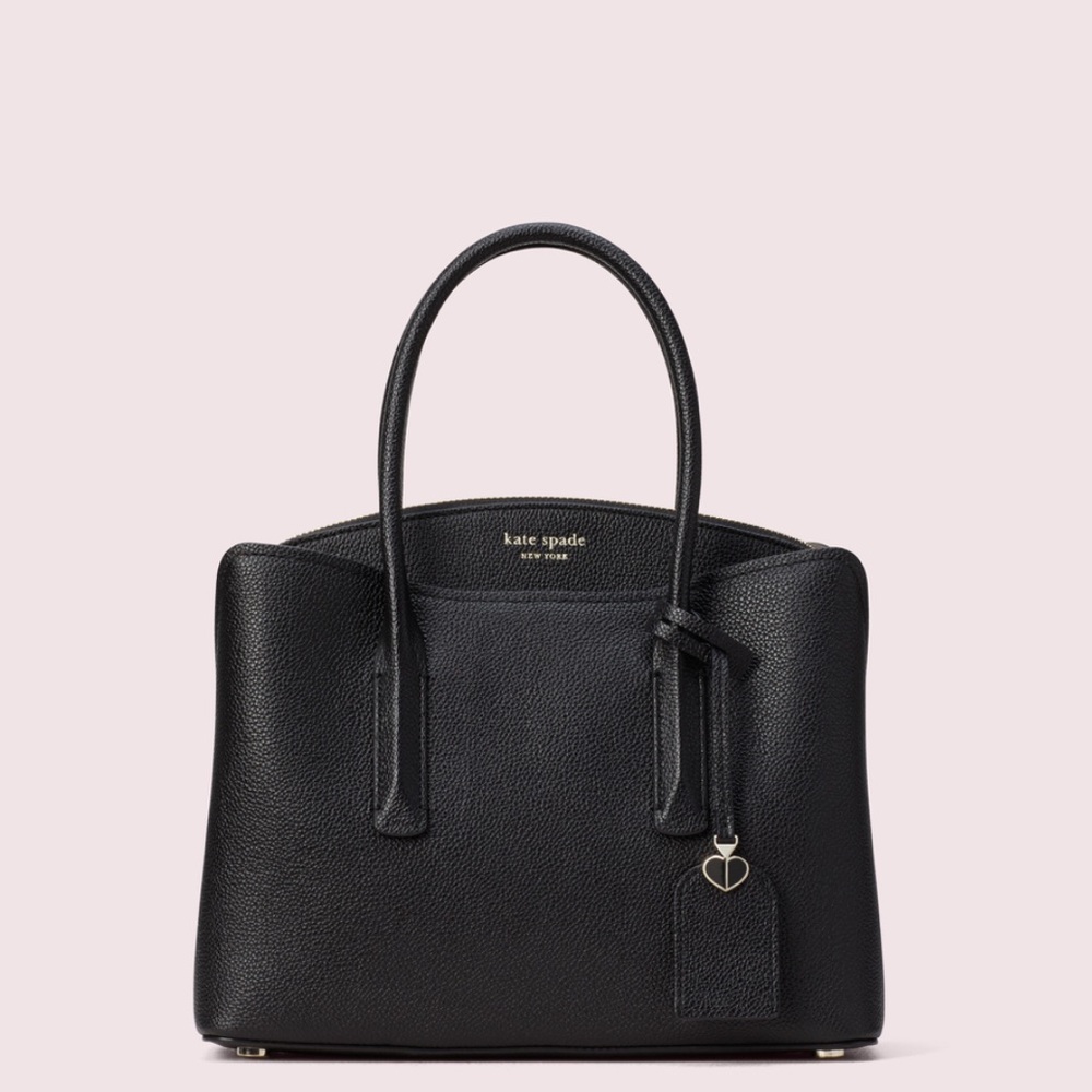 NWT Margaux Medium Satchel (Black)